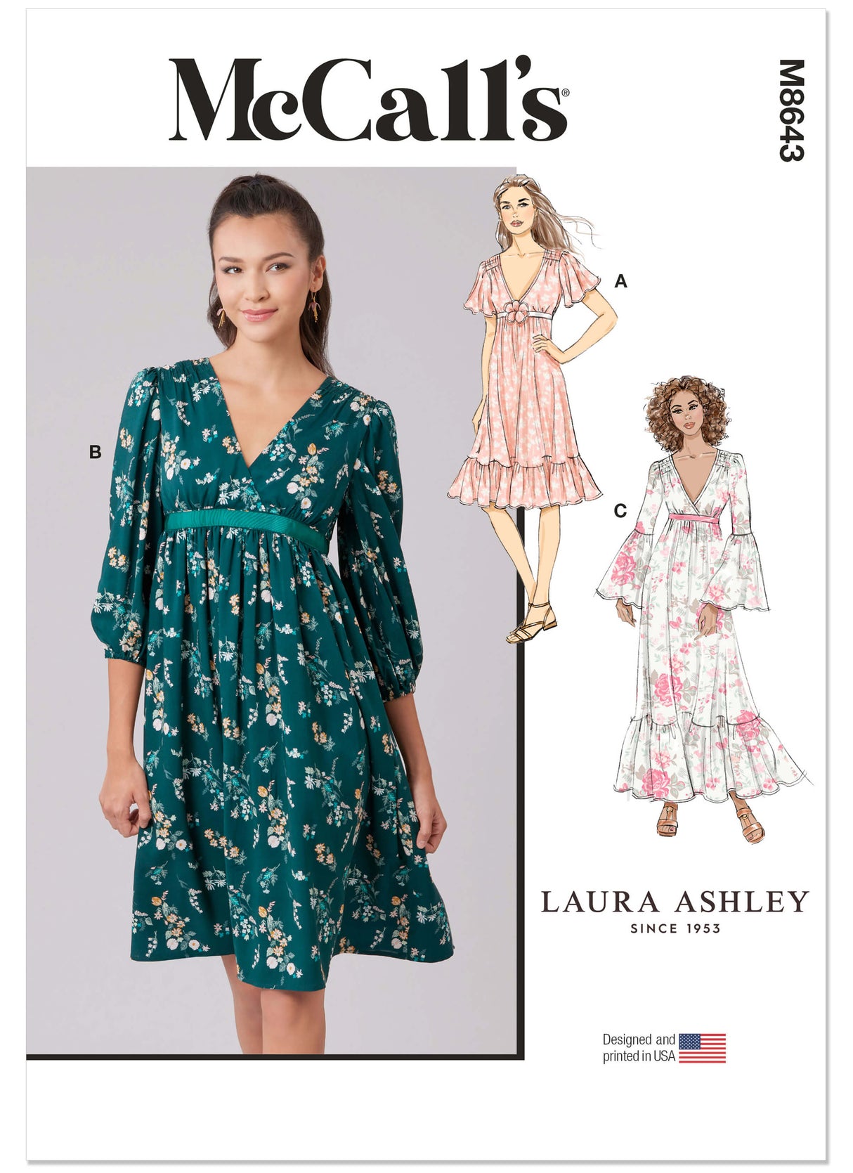 Patron McCall's n°8643 – Robes empire bohèmes