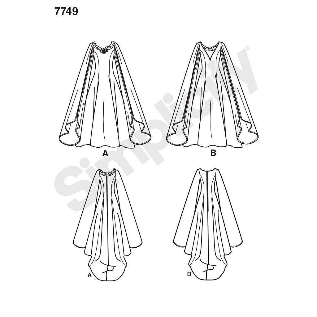Patron Simplicity n°1551 – Robe médiévale