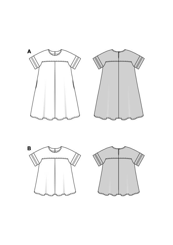 Patron Burda 5639 – Robe midi et blouse élégante à coudre