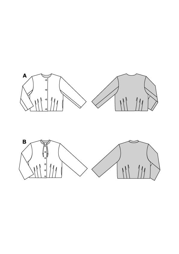 Patron Burda 5642 – Vestes élégantes et blazer moderne