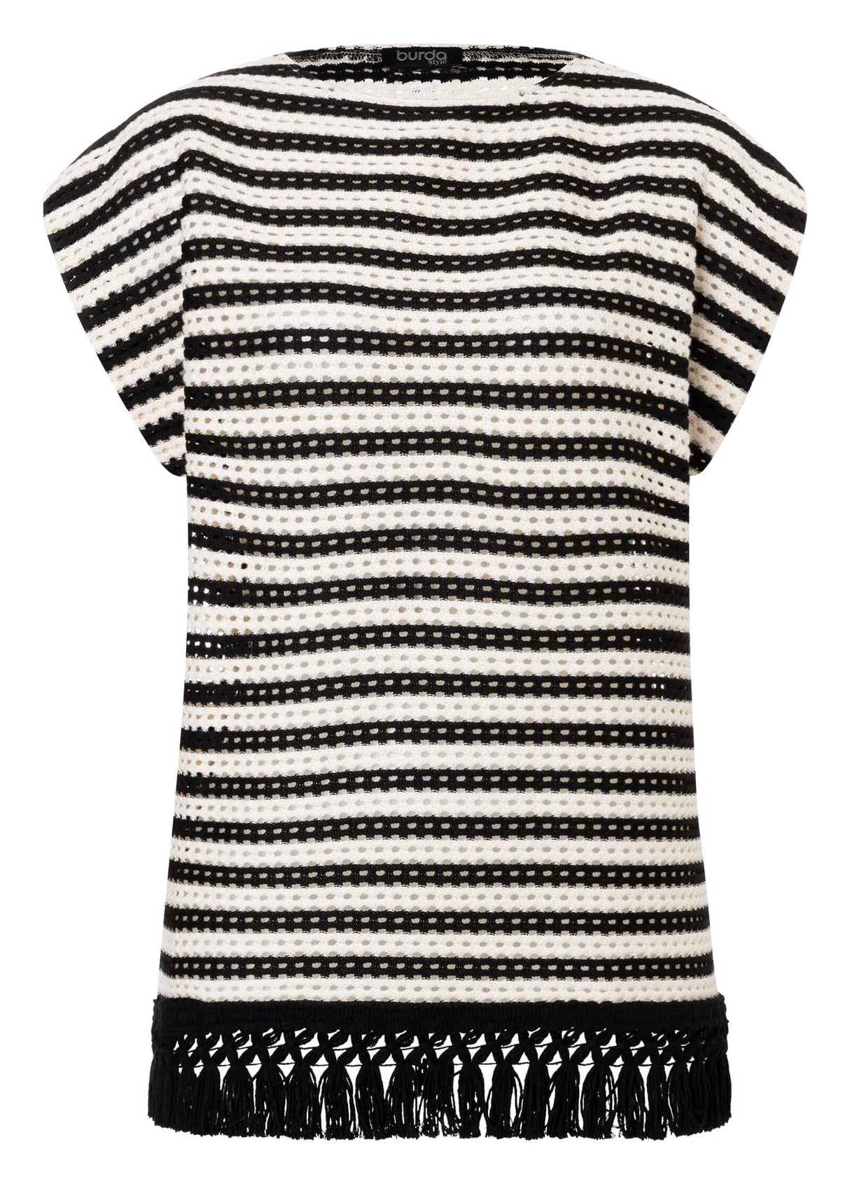 Patron Burda 5657 – T-shirt original et top à manches volantées