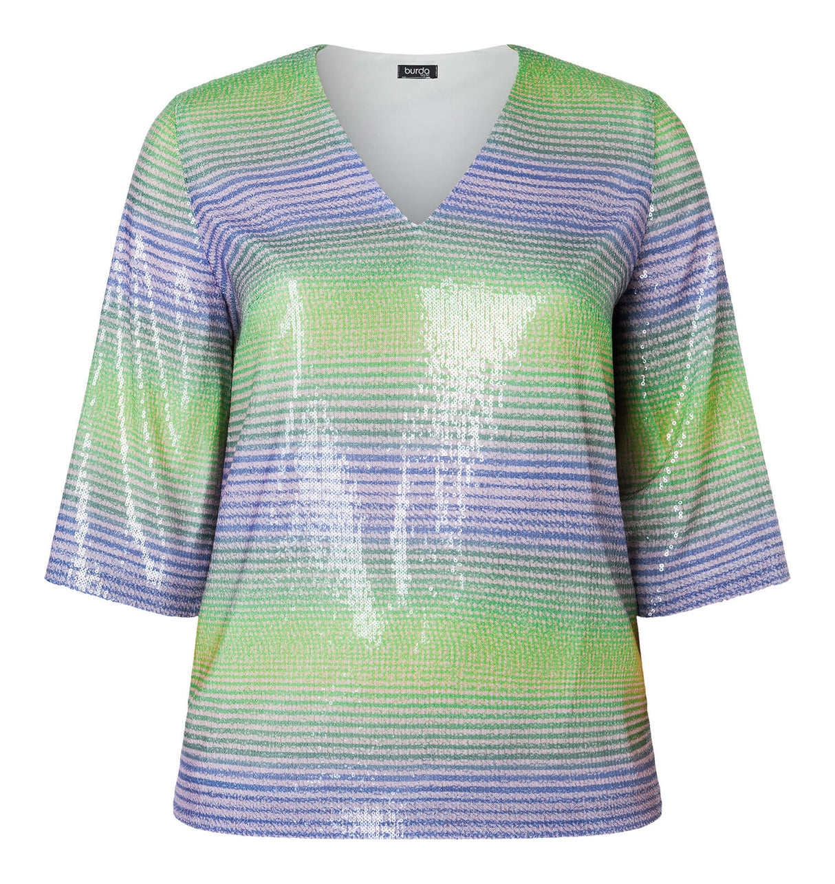 Patron Burda 5665 – Blouse femme col