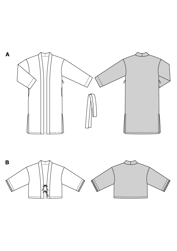 Patron Burda n°5720 - Kimono et veste