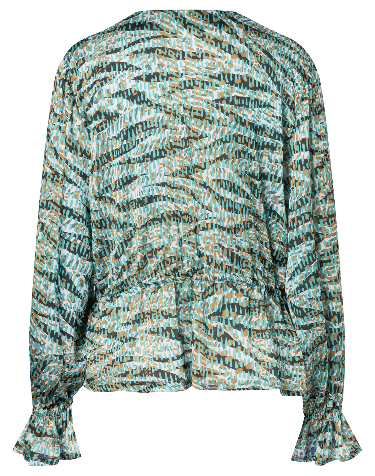 Patron Burda n°5746 – Blouse à col V avec ou sans volants