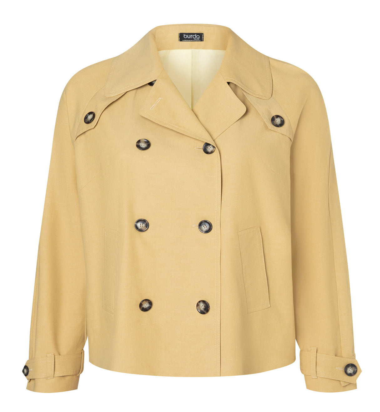 Patron Burda n°5747 – Manteau ou veste à manches raglan