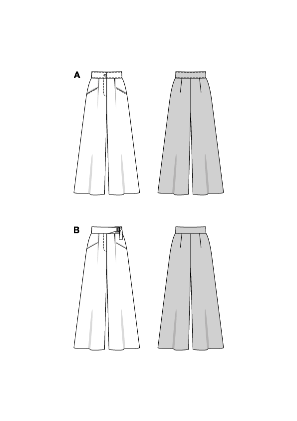 Patron Burda 5751 - Pantalon à pinces
