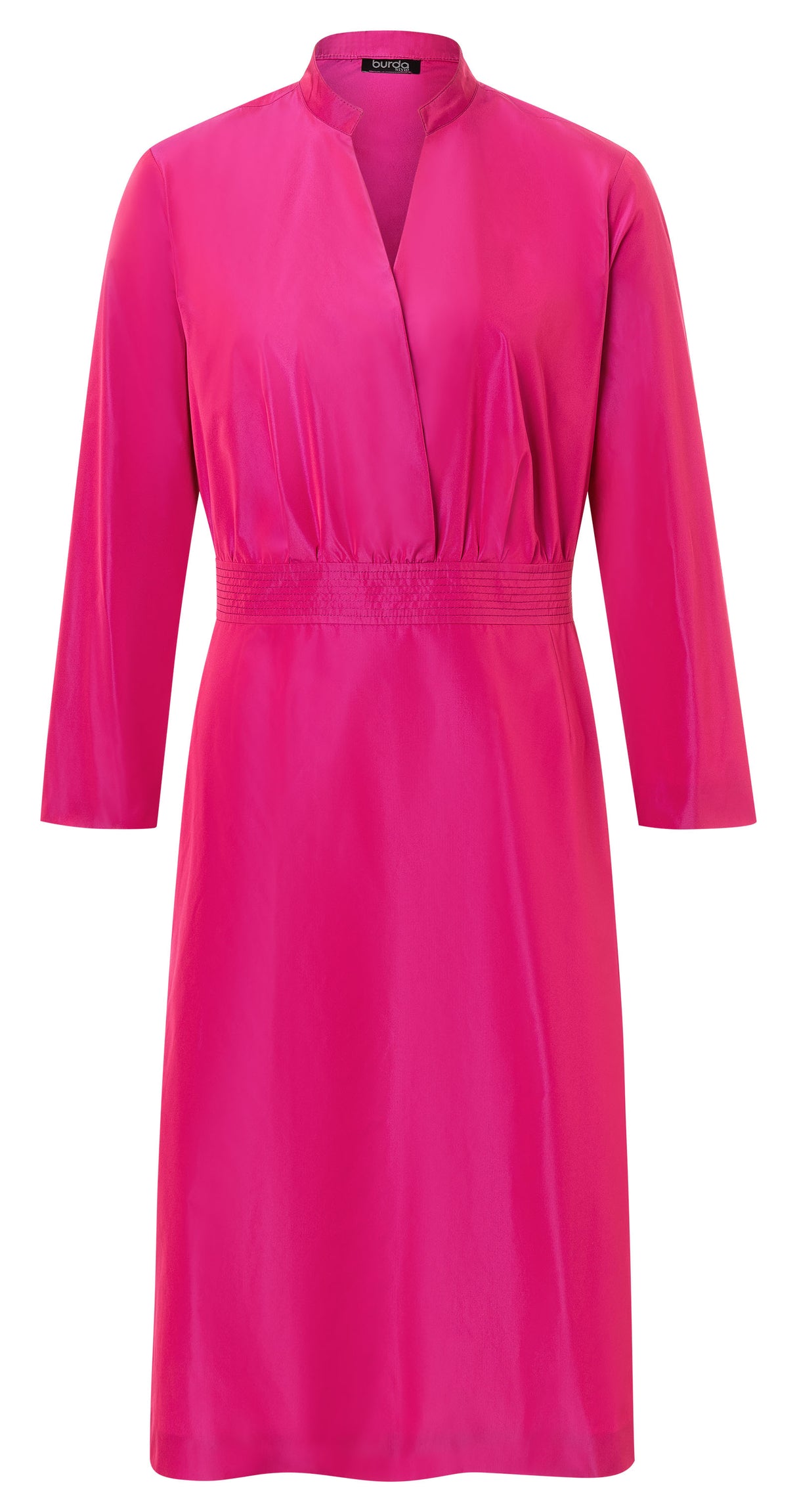 Patron Burda n°5767 – Robe Longue à Col Dégagé