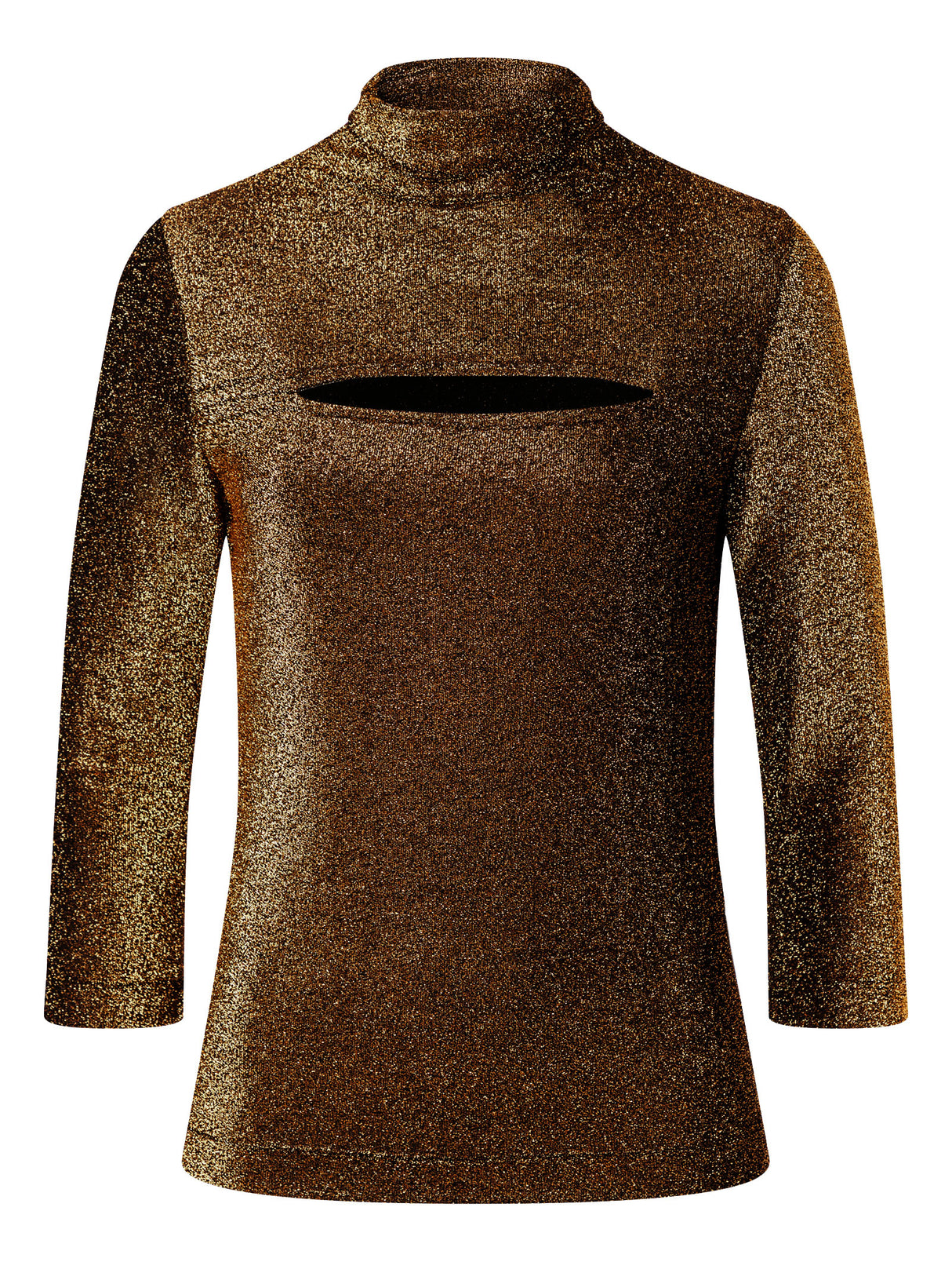 Patron Burda n°5774 – T-shirt à Col Cheminée et Détail Découpé