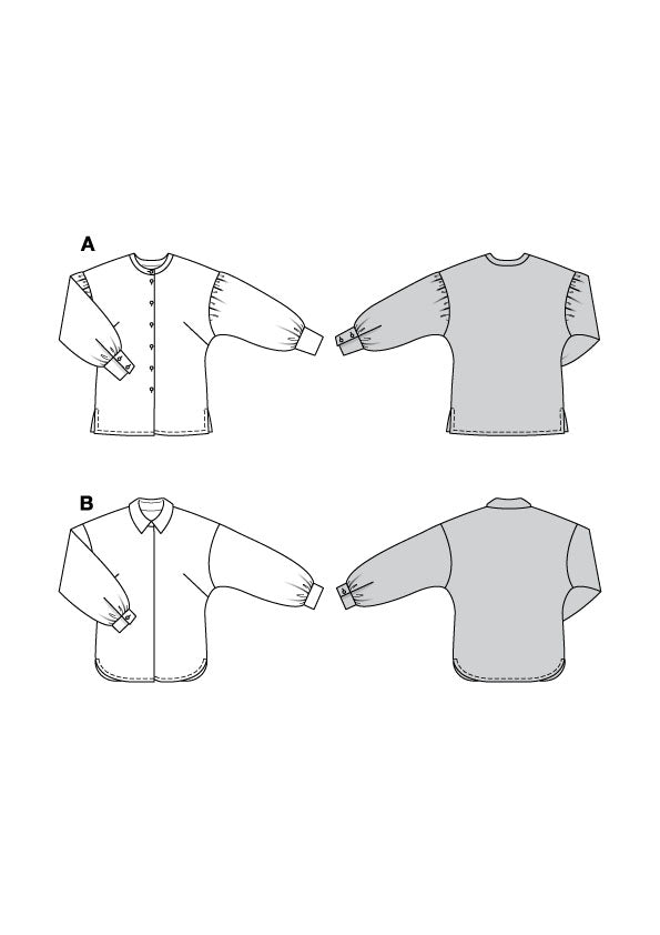 Patron Burda n°5775 – Blouse Féminine Élégante