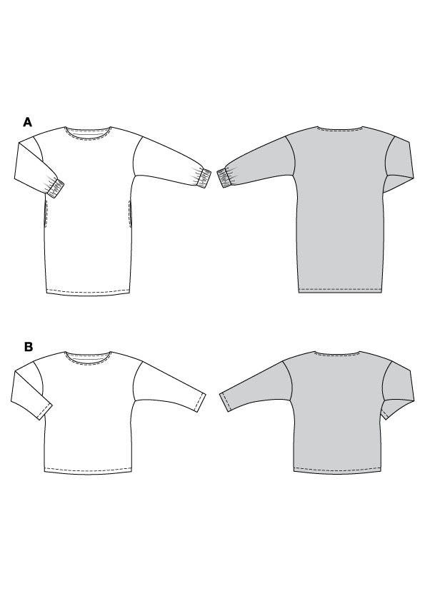 Patron Burda n°5796 - Robe et T-shirt