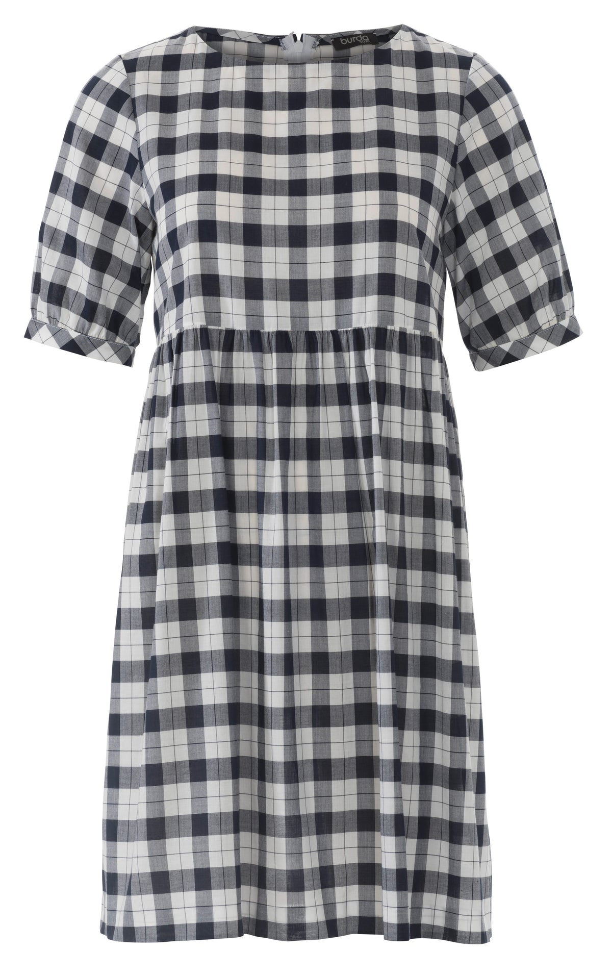 Patron Burda n°6401 – Robe féminine à manches variées