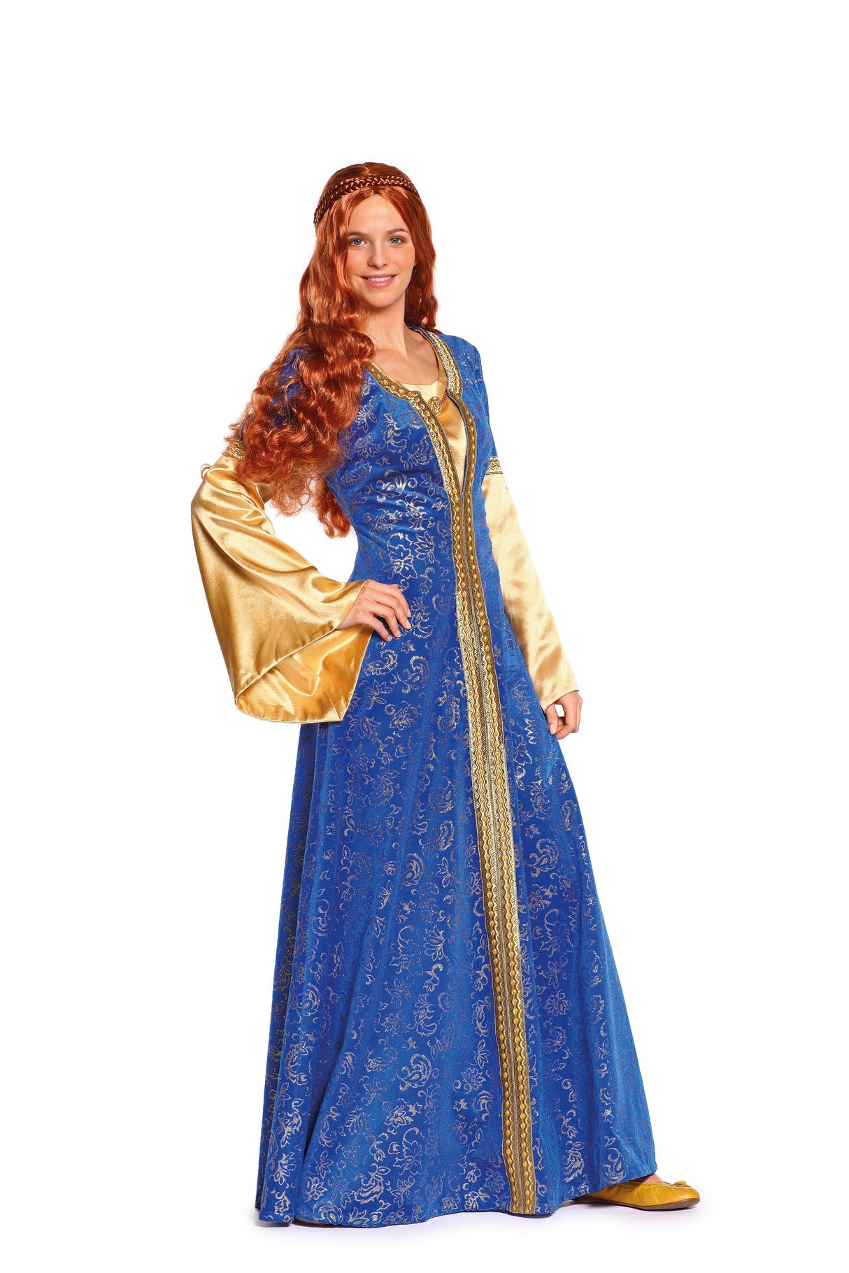 Patron Burda n°7468 - Robe et bonnet Moyen Âge