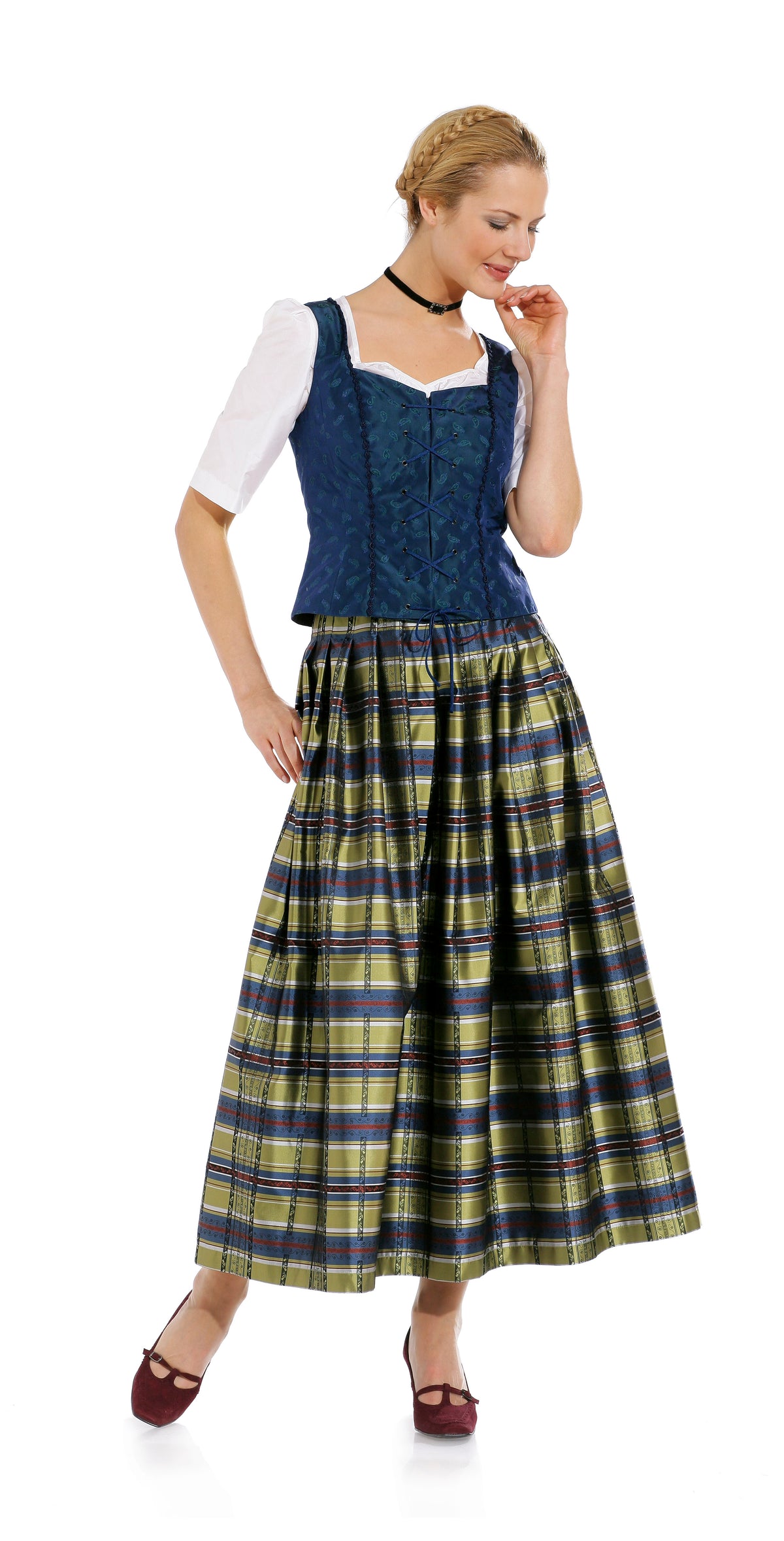 Patron Burda n°7870 - Robe tyrolienne