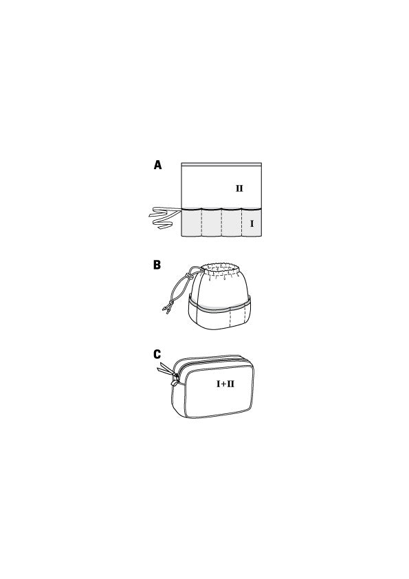 Patron Burda n°9276 - Accessoires de salle de bain