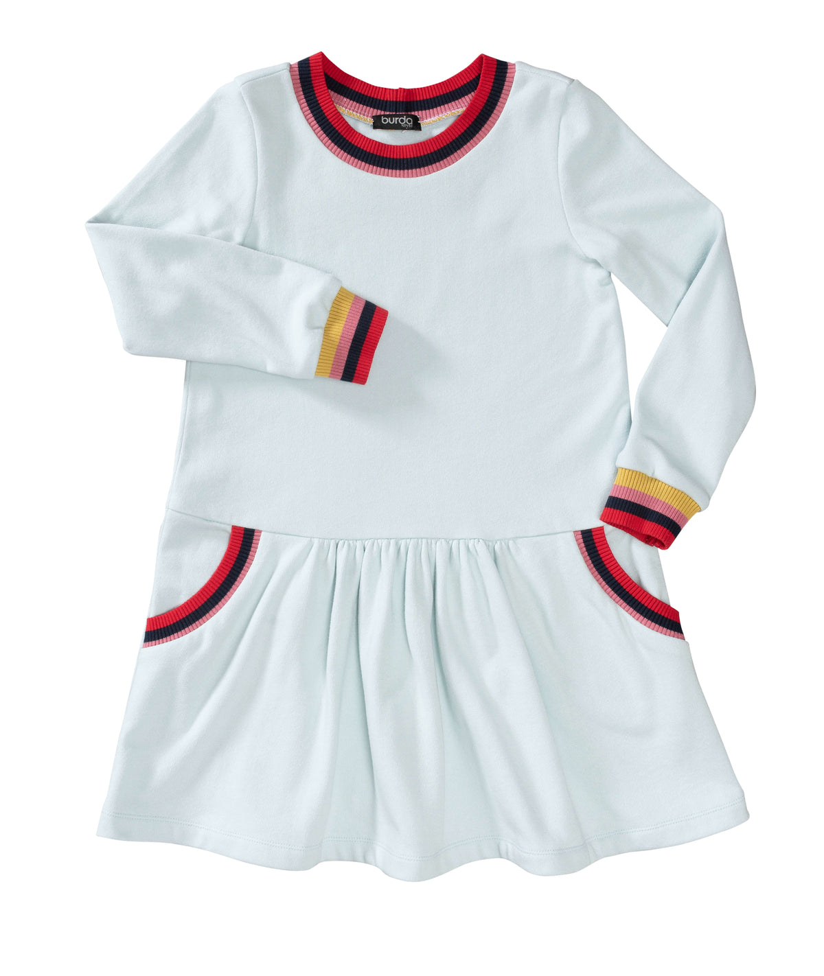 Patron Burda n°9286 - Robe façon tee-shirt pour enfants