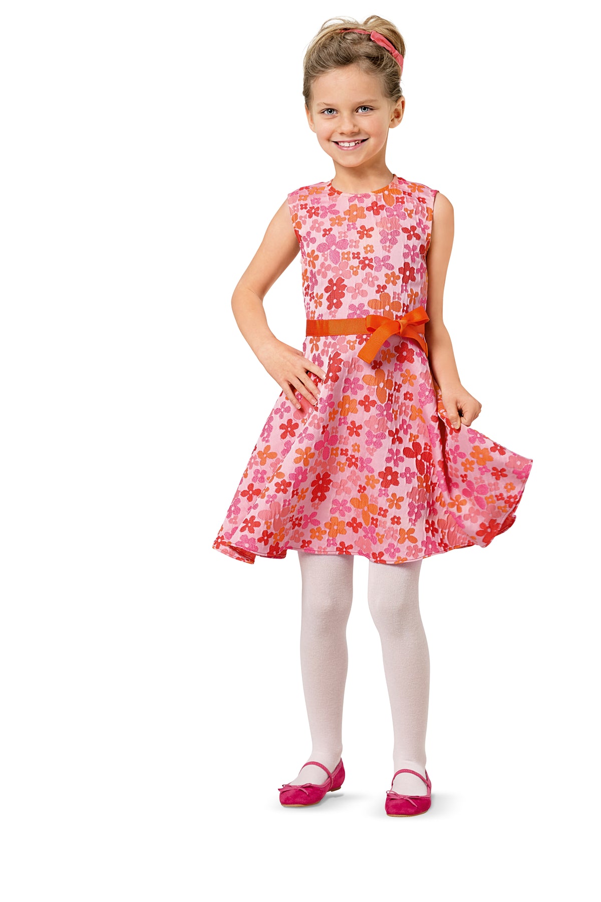 Patron Burda n°9379 – Robe pour enfant