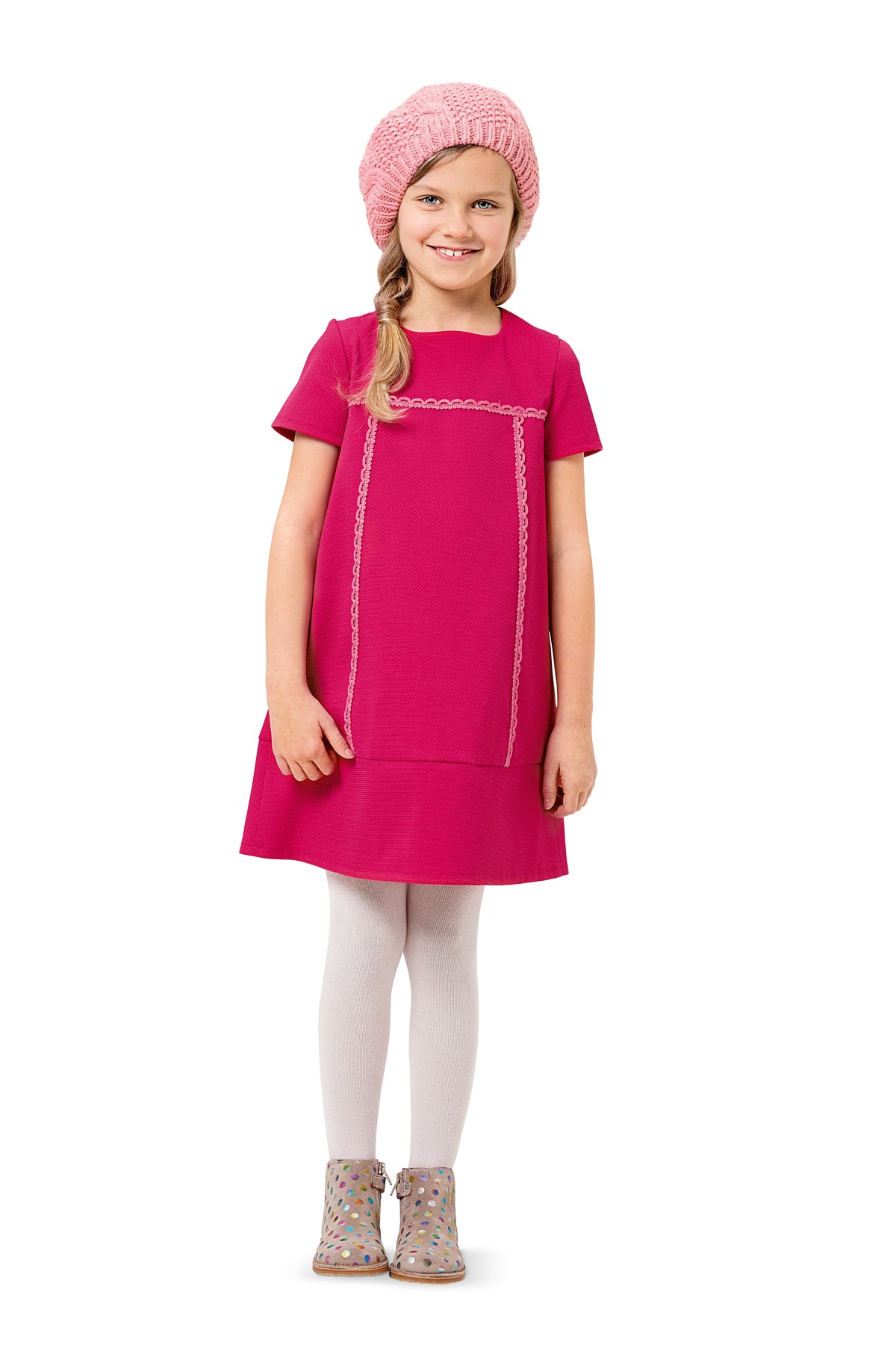 Patron Burda n°9380 – Robe pour enfant