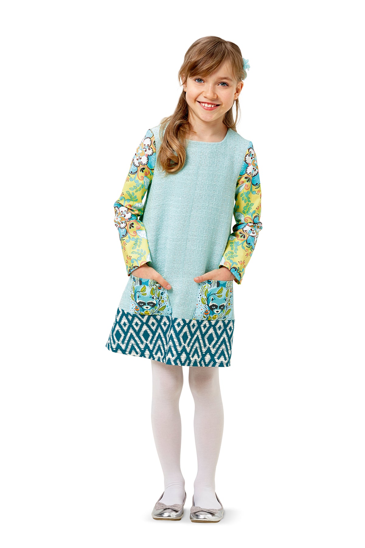 Patron Burda n°9380 – Robe pour enfant