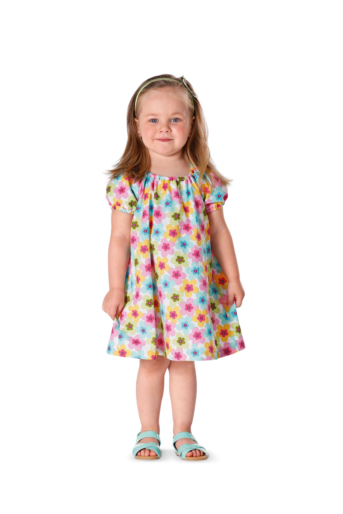 Patron Burda n°9438 – Robe et t-shirt pour enfants