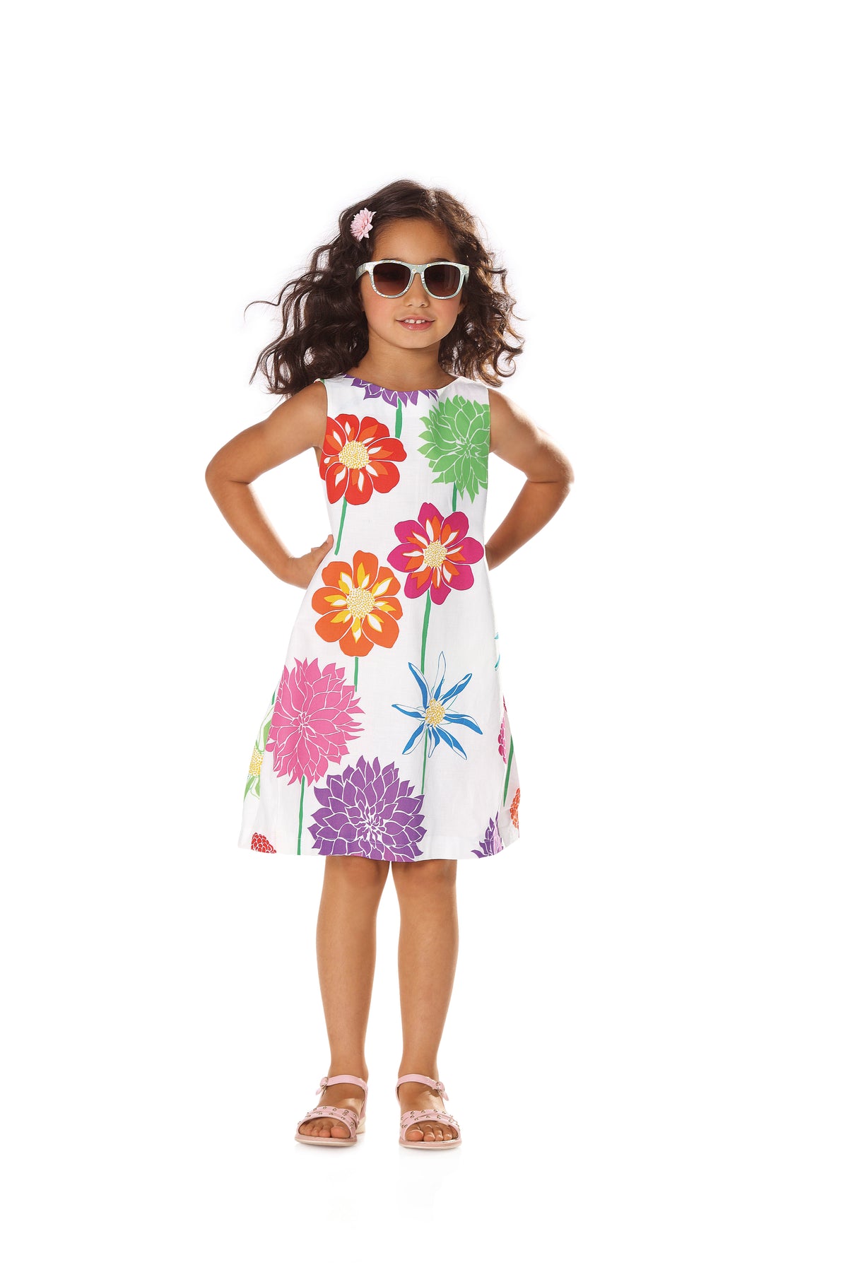 Patron Burda n°9544 - Robe pour fille