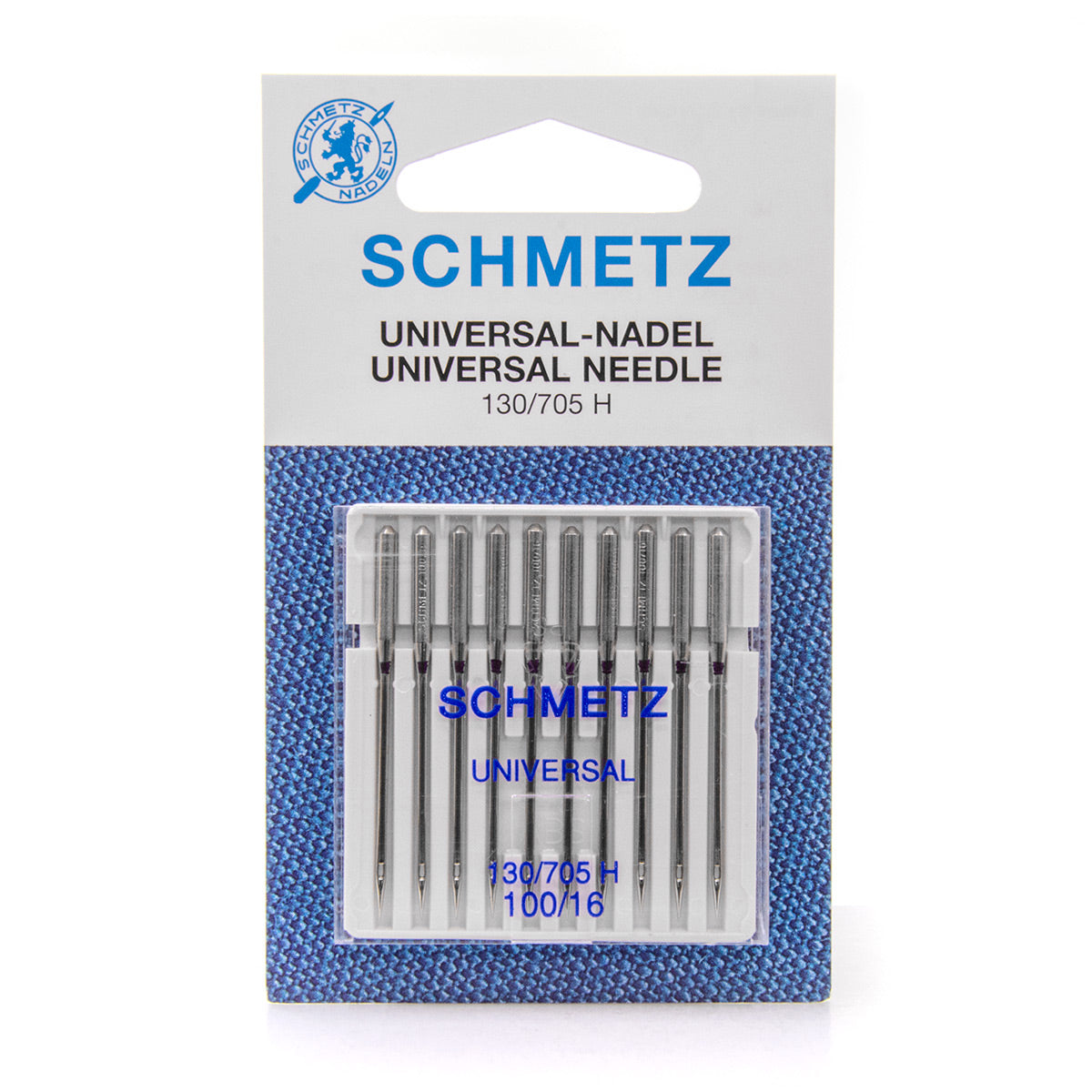 Assortiment de 10 aiguilles machine SCHMETZ Universelles - Taille 100