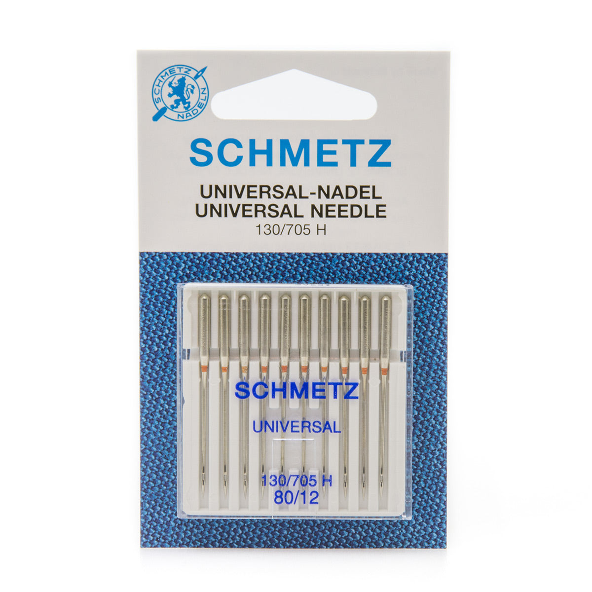 Assortiment de 10 aiguilles machine SCHMETZ Universelle - Taille 80