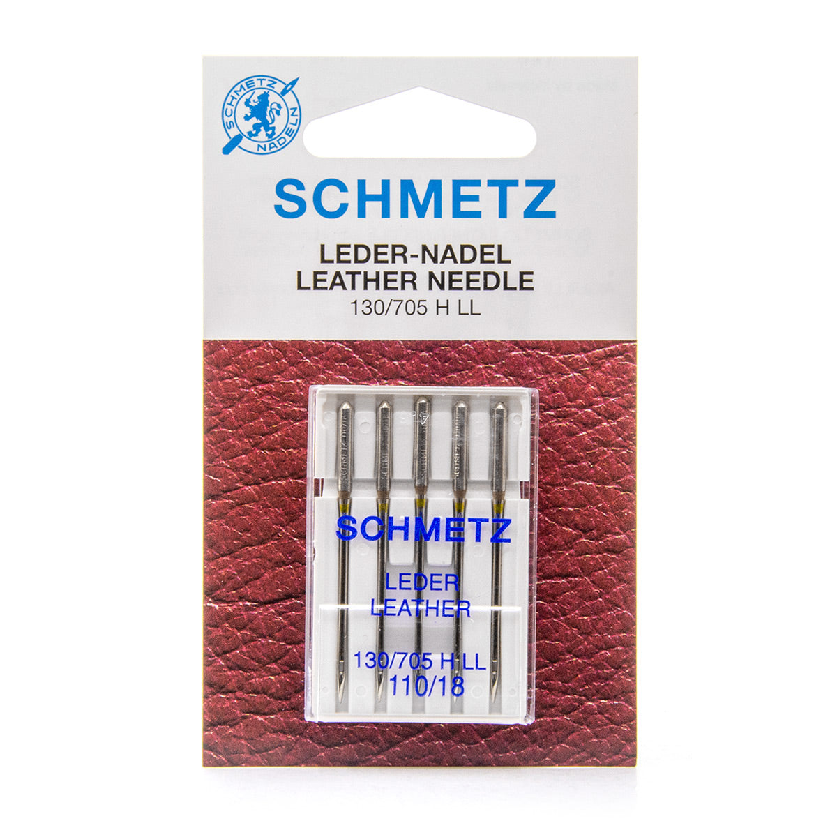 Assortiment de 5 aiguilles machine SCHMETZ Cuir - Taille 110