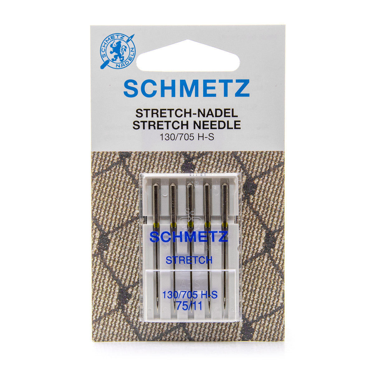 Assortiment de 5 aiguilles machine SCHMETZ Stretch - Taille 75