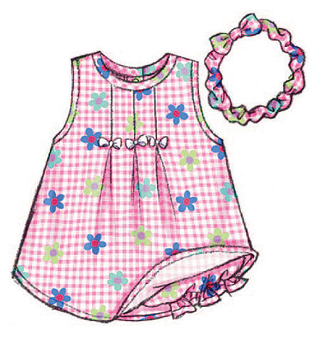 Patron Butterick n°3405 – Ensemble de vêtements pour bébé
