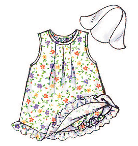 Patron Butterick n°3405 – Ensemble de vêtements pour bébé