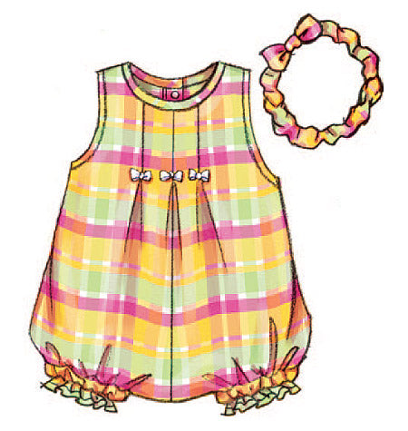 Patron Butterick n°3405 – Ensemble de vêtements pour bébé