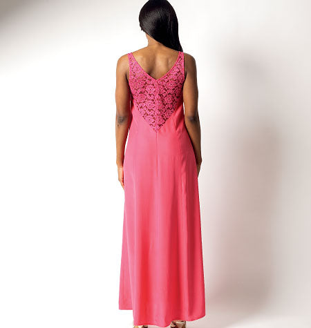 Patron Butterick n°5963 – Ensemble de détente : robe de chambre, haut, chemise de nuit, pantalon et sac