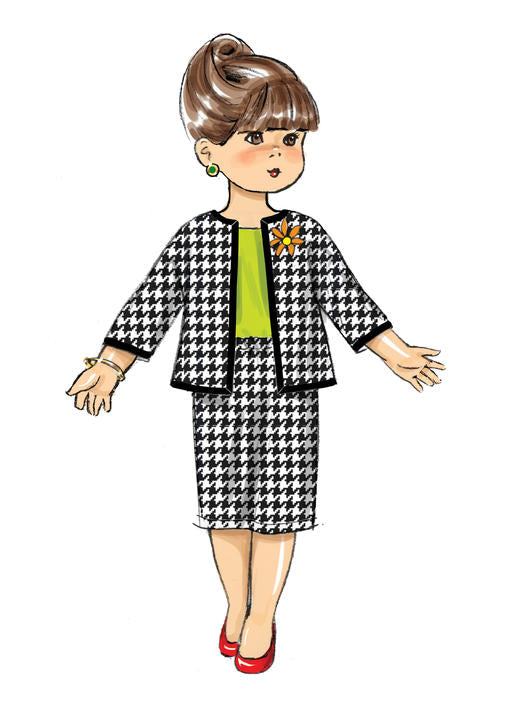 Patron Butterick n°6606 - Vêtements pour poupée de 46 cm