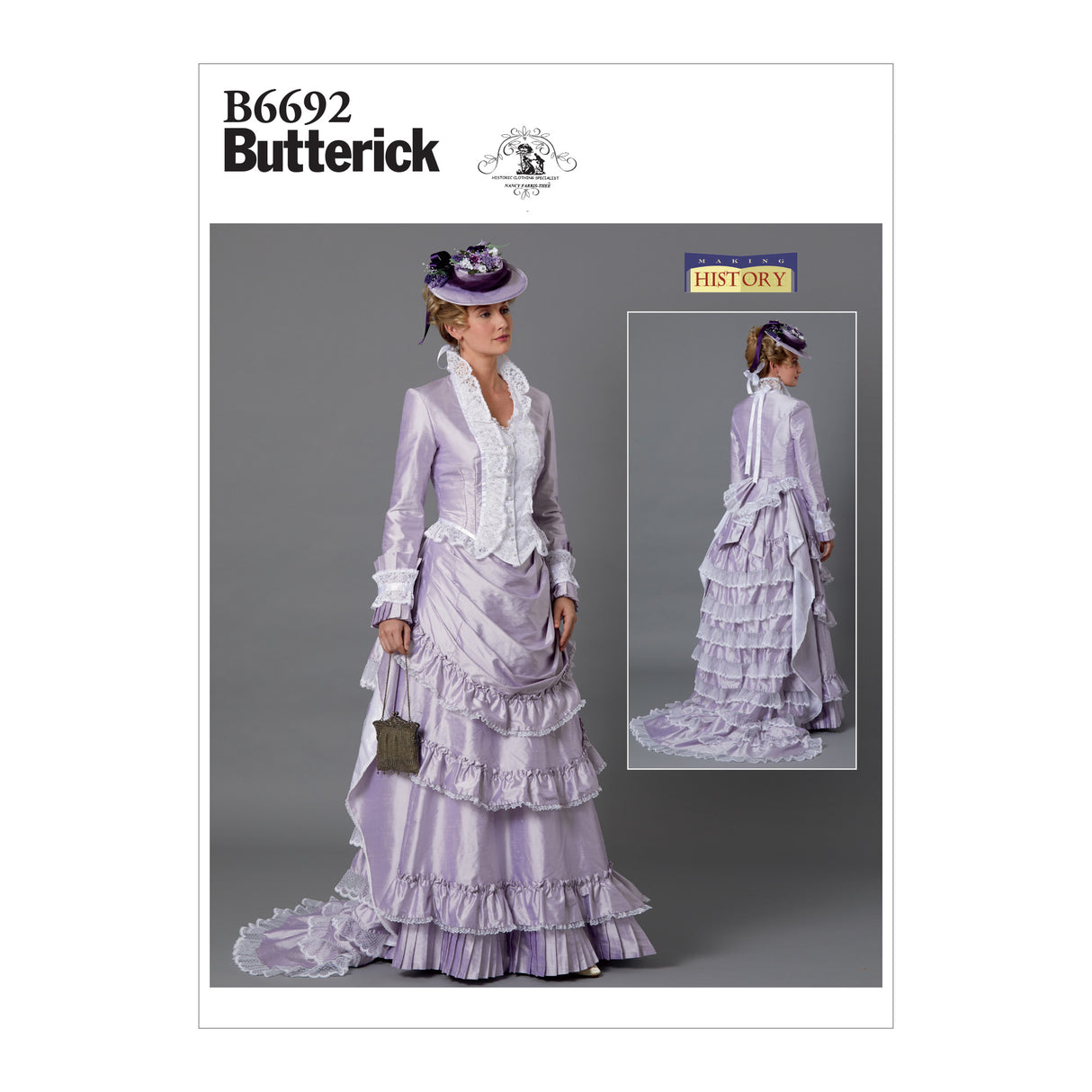 Patron Butterick n°6692 - Costume historique victorien