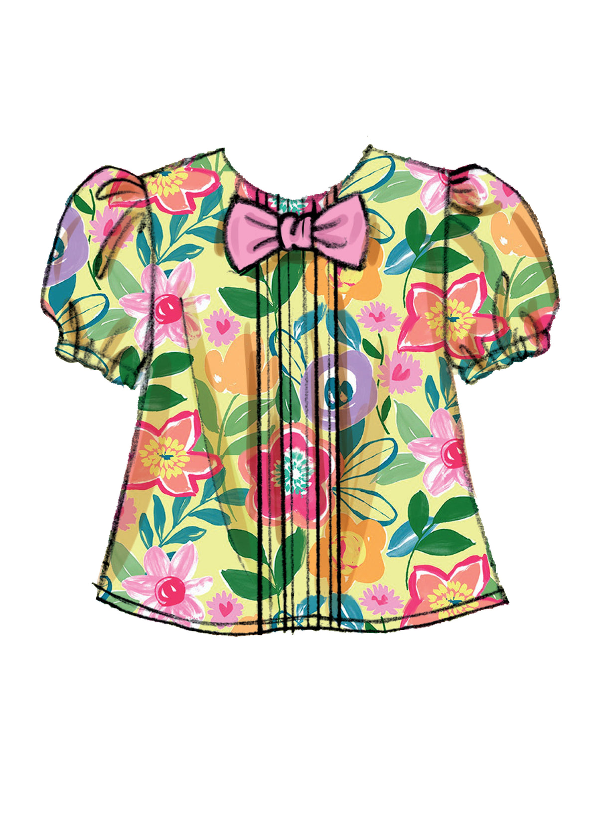 Patron Butterick n°6884 - Haut et culotte pour enfants