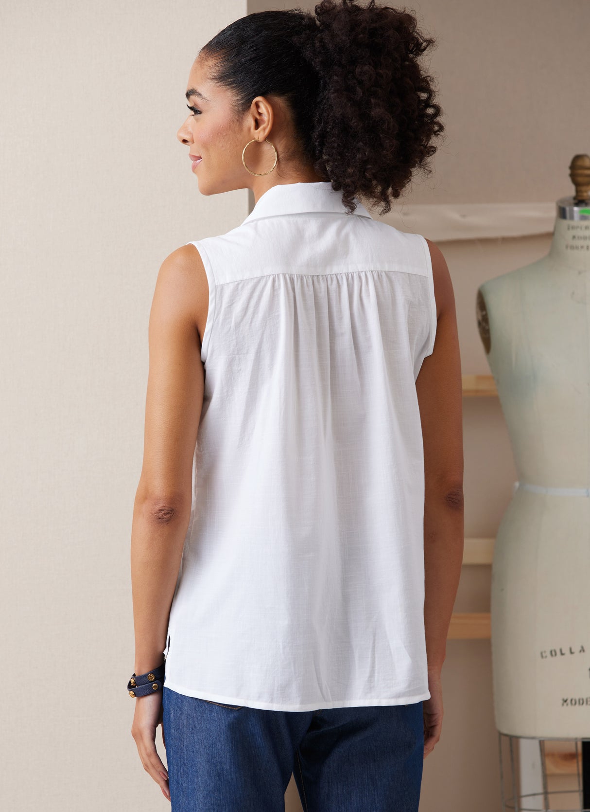 Patron Butterick n°6924 – Chemise ajustée pour femmes