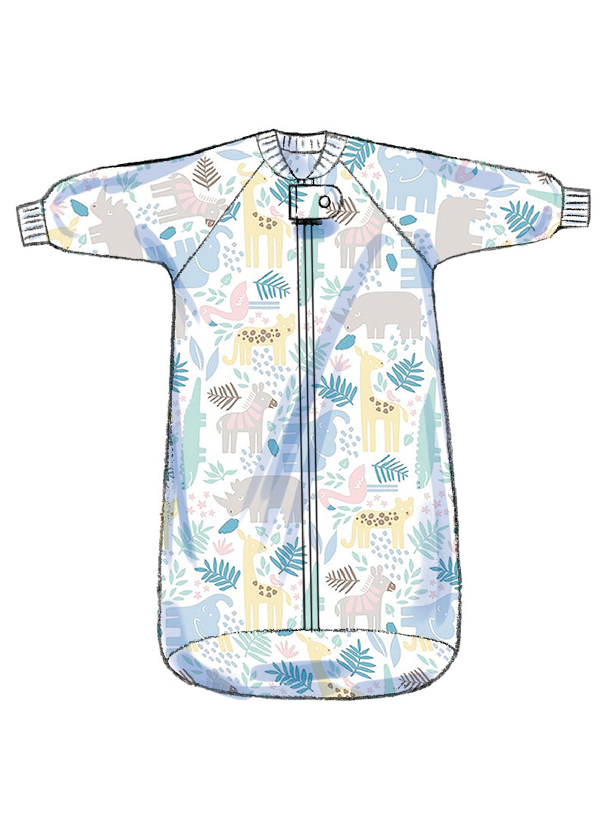 Patron Butterick n°6968 - Ensemble de layette pour nouveau-né