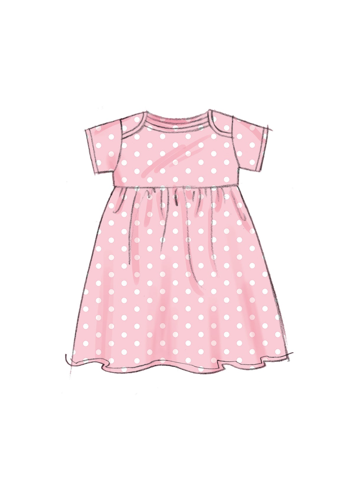 Patron Butterick n°6970 - Ensemble complet pour bébé : veste, salopette, robe, pantalon, chapeau et bonnet