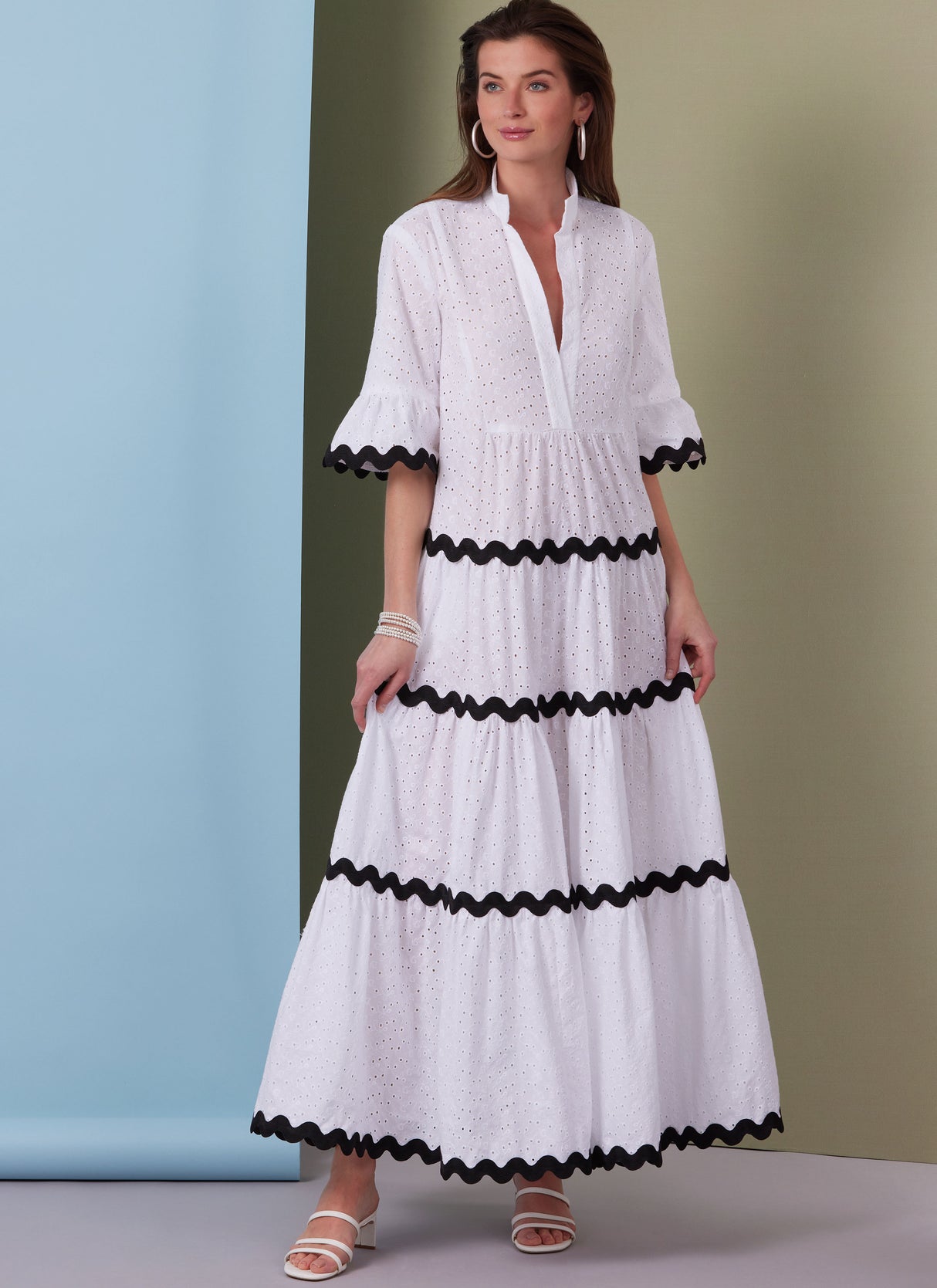 Patron Butterick n°6993 - Robe ample avec col montant
