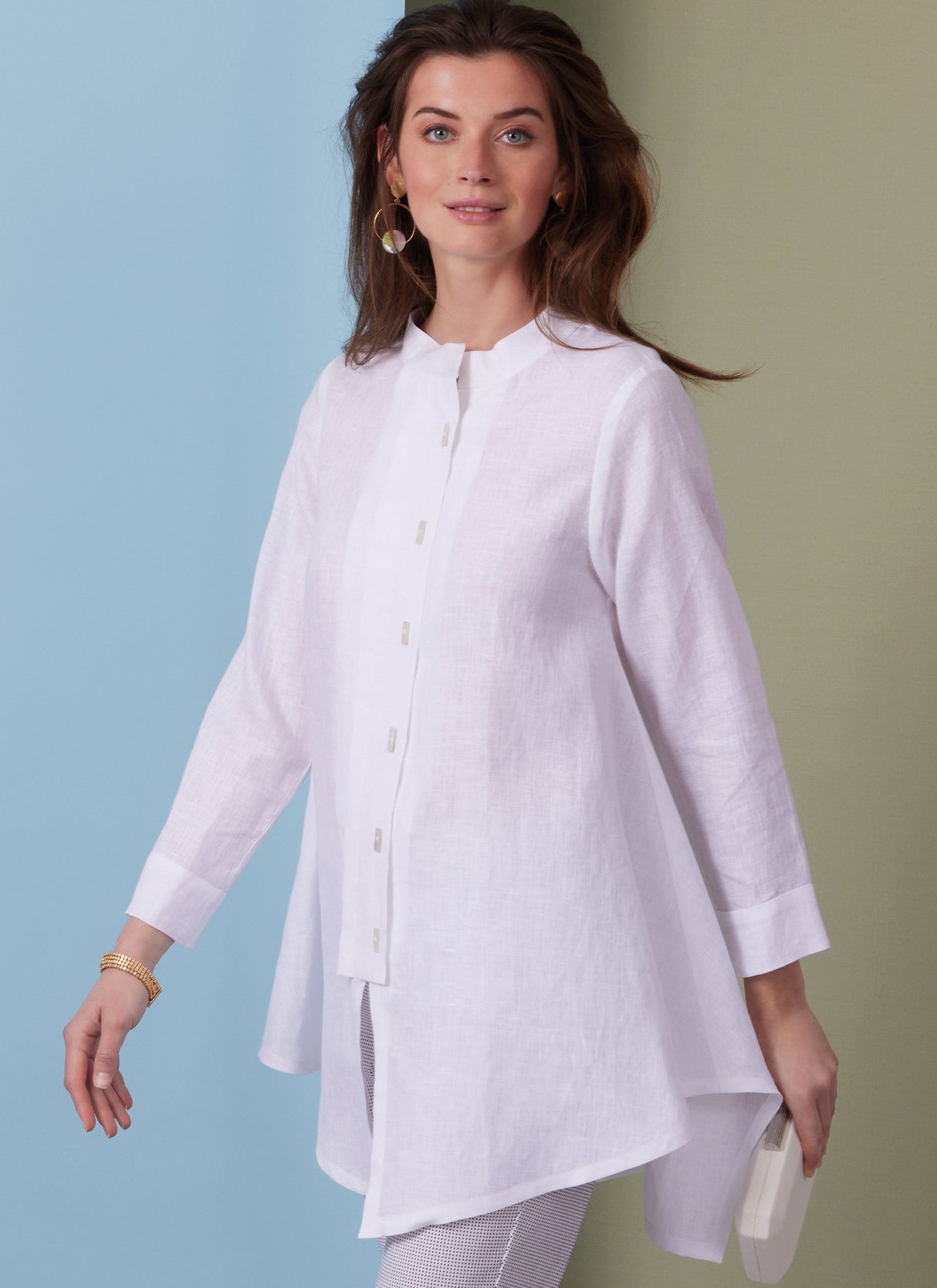 Patron Butterick n°6995 - Tunique femme avec ourlet asymétrique