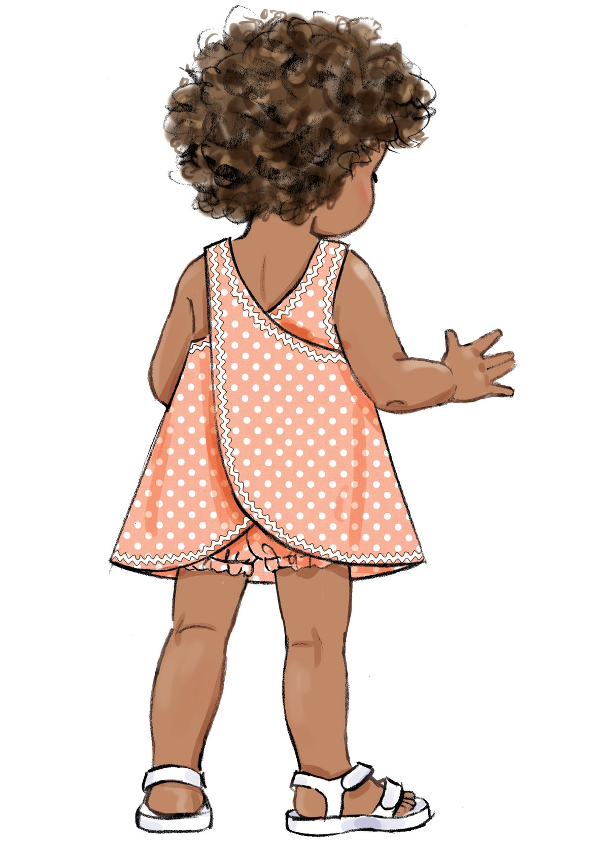 Patron Butterick n°7003 - Robes et culottes pour tout-petits