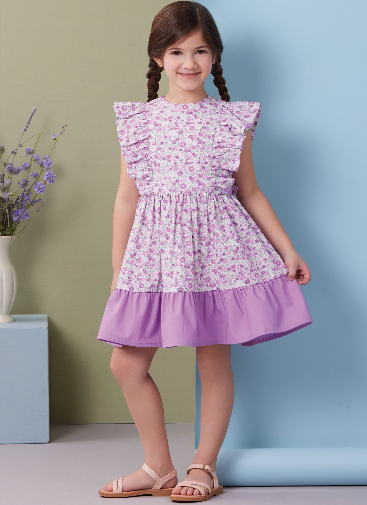 Patron Butterick n°7004 - Robes, haut, shorts et pantalons pour enfants