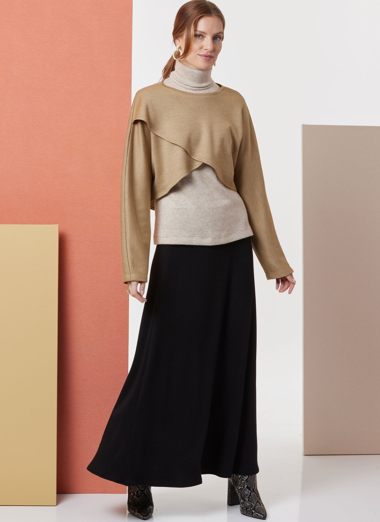 Patron Butterick n°7013 – Hauts en maille, jupe et pantalon