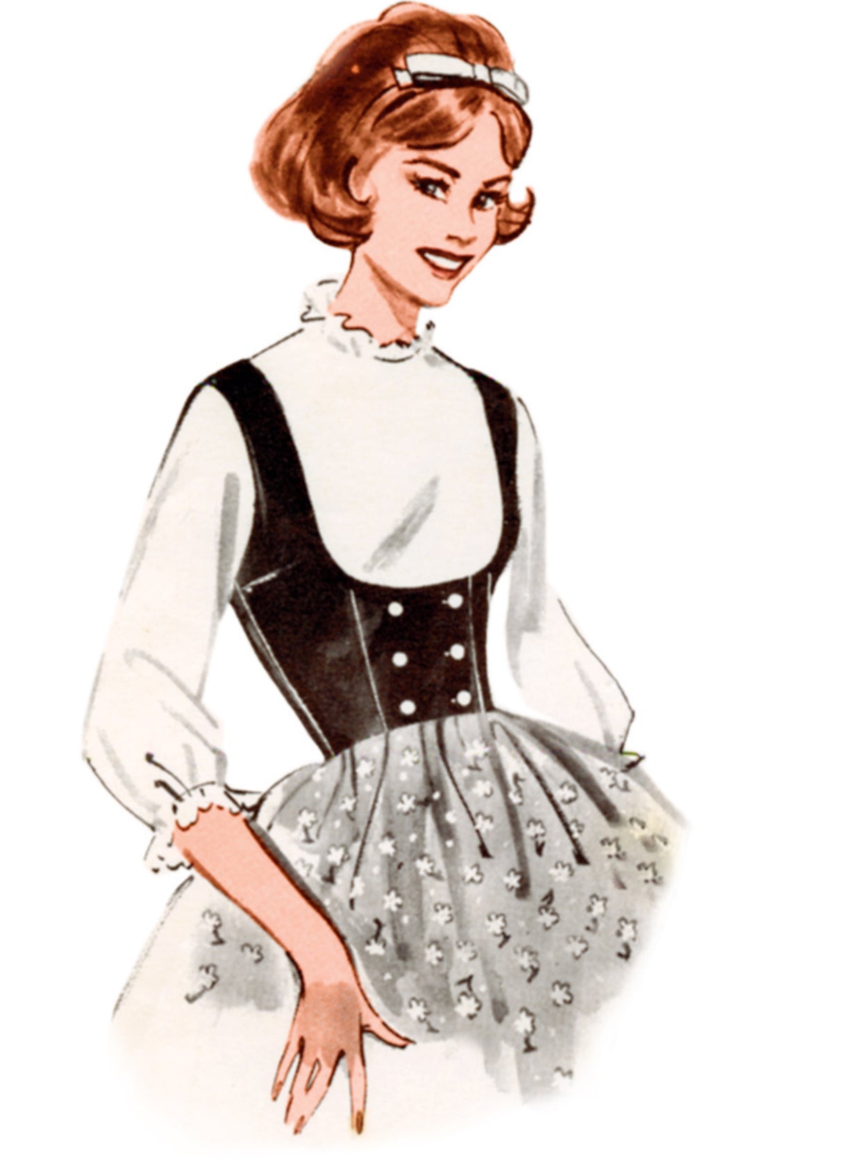 Patron Butterick n°7018 – Gilet vintage des années 1960 en quatre styles