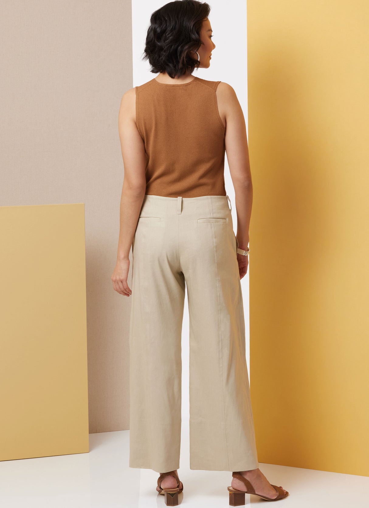 Patron Butterick n°7024 – Pantalon large en deux longueurs