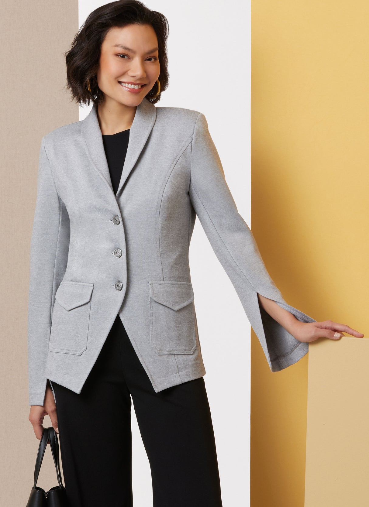 Patron Butterick n°7026 – Veste mi‑saison col châle