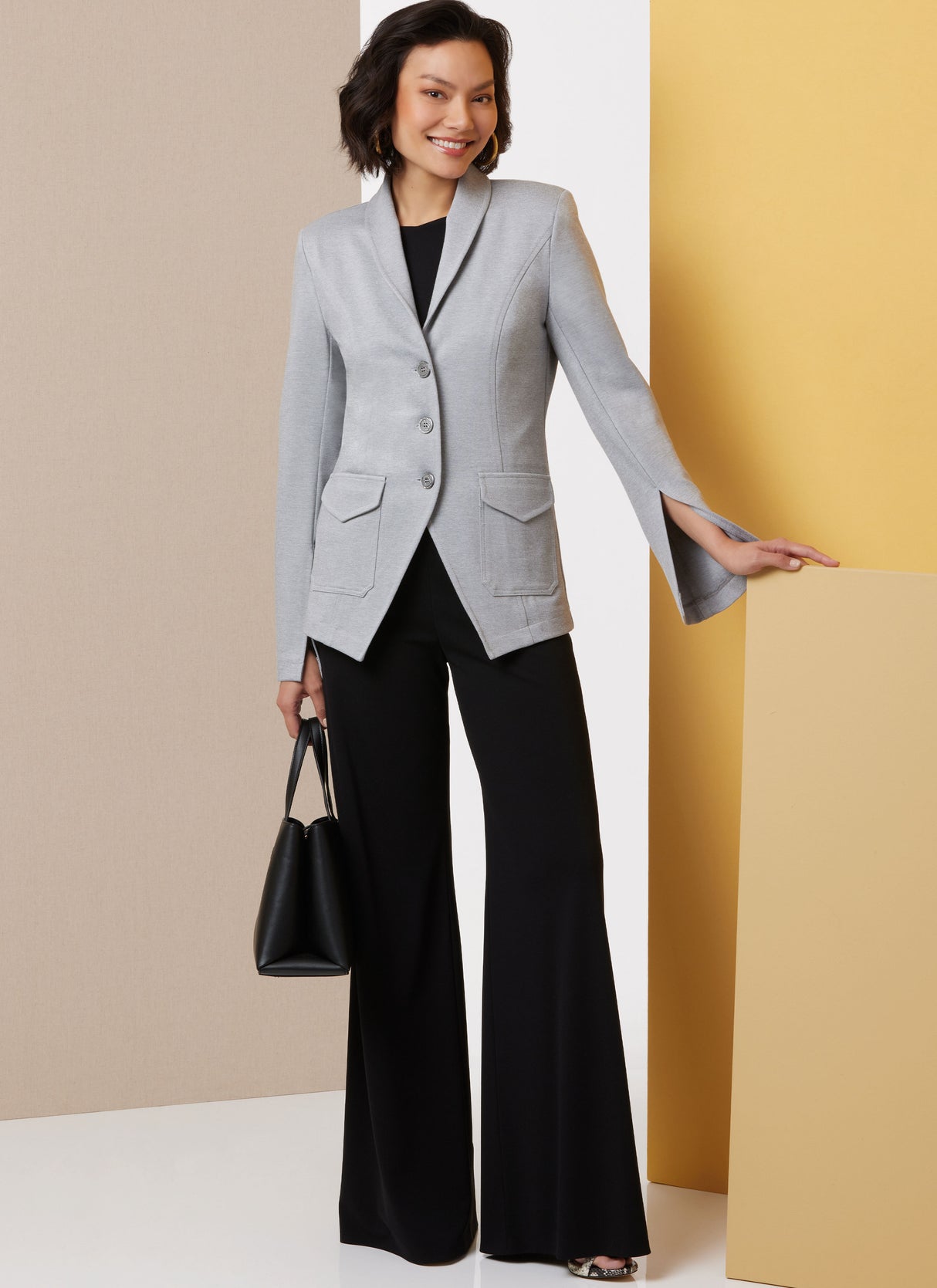 Patron Butterick n°7026 – Veste mi‑saison col châle