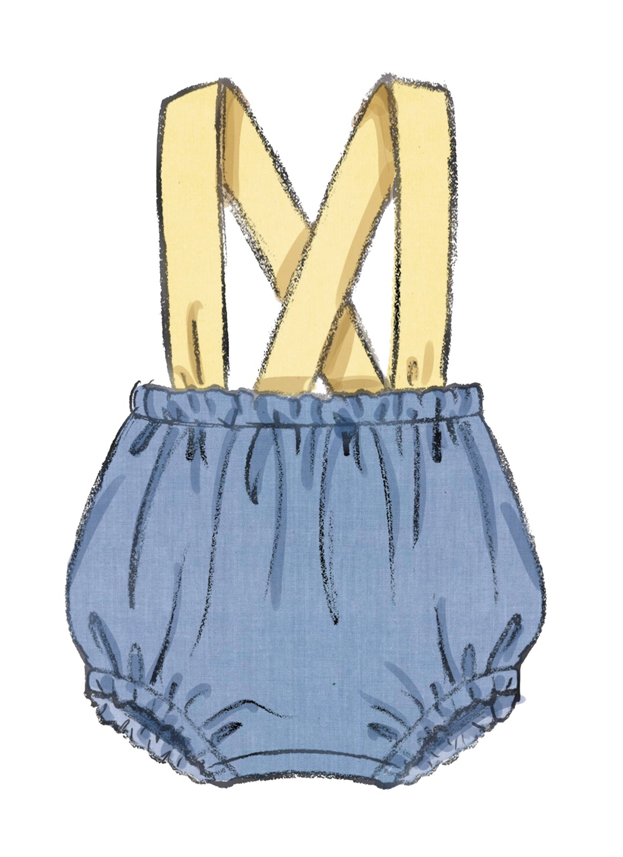 Patron Butterick n°7031 – Romper bébé & nœud