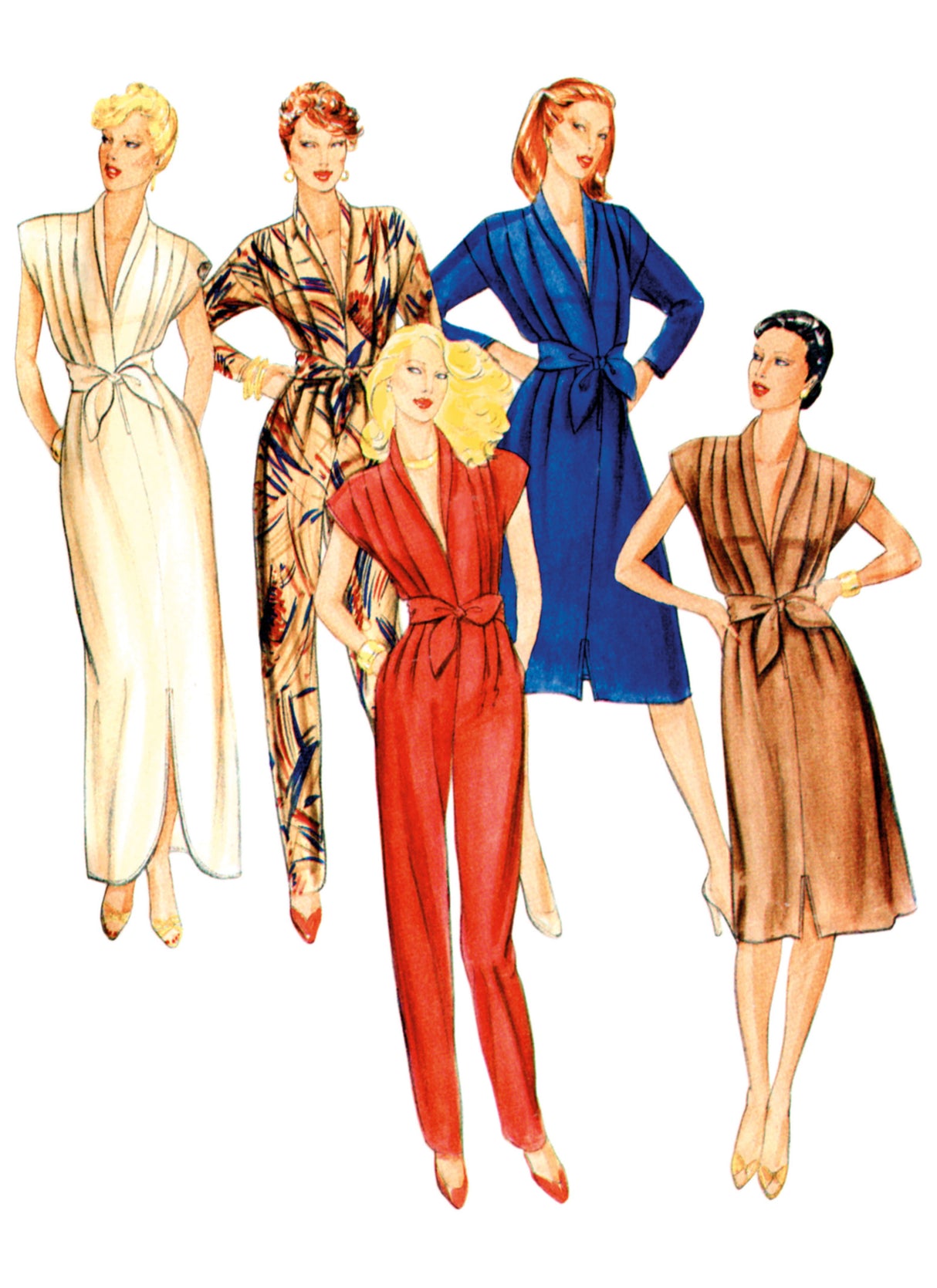 Patron Butterick n°7036 – Combinaison ou robe vintage années 80