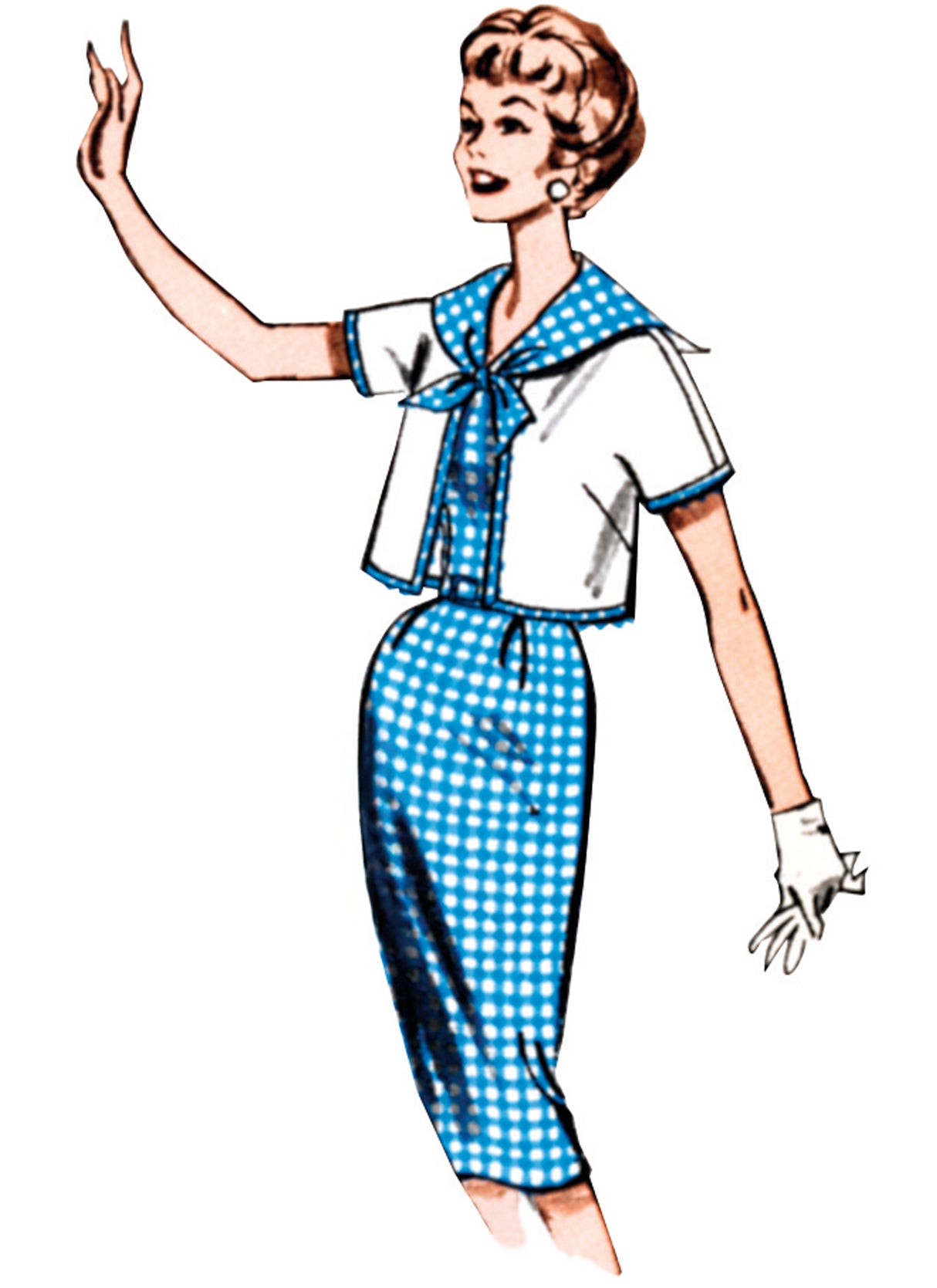 Patron Butterick n°7052 – Robe et veste vintage